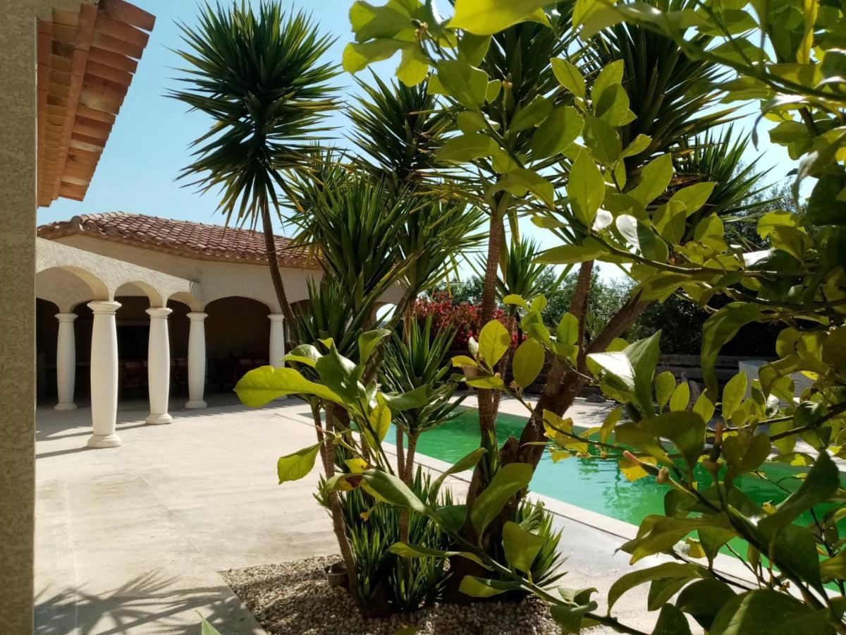 Villa Bienvenue A L Hacienda à Magalas Extérieur photo