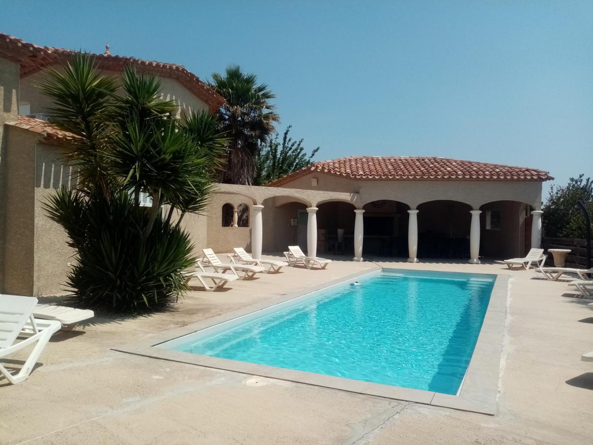 Villa Bienvenue A L Hacienda à Magalas Extérieur photo